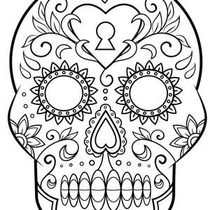 Imagen de calavera mexicana