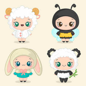 Dibujos personajes kawaii